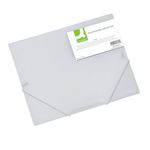 Q Connect Elasticated Folio Clear