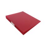 Q Connect Ring Binder Frosted Red