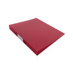 Q Connect Ring Binder Frosted Red