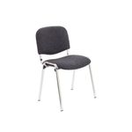 Jemini Ult Stacker Chair Chrome Charcoal