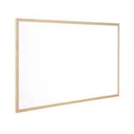 Q Conn Whiteboard Woodframe 90X120Cm