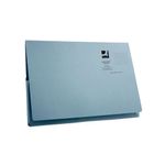 Qconnect Lflap Doc Wlts 300Gsm Blue Pk50