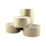 Q Connect Low-Noise Packaging Tape Brown