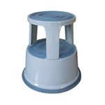 Q Connect Metal Step Stool Light Grey