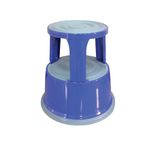 Q-Connect Metal Step Stool Blue Kf04847
