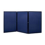 Display Board 3 Panel Blue/Grey