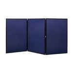 Display Board 3 Panel Blue/Grey