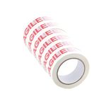 Q-Connect Fragile Tape 48mmx66m Pk6