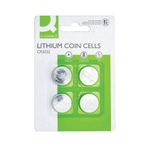 Q-Connect Cr2032 Coin Batteries Pk4