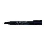 Q Conn Flipchart Marker Bullet Tip Blk