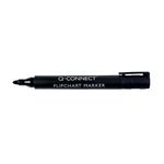 Q Conn Flipchart Marker Bullet Tip Blk