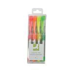 Qconn Liq Ink Hgh/Lgt Asstd Kf16127 Pk4