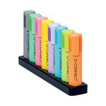 Q-Connect Deskset + Highlighters Pk8