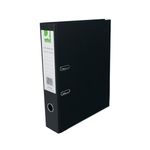 Q Leverarch File Paperbacked Fc Black