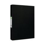 Q Ringbinder Paperbacked A4 Black