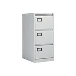 Grey 3 Drawer Filing Cabinet