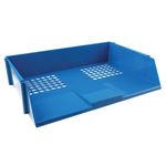 Q Connect Wide Entry Letter Tray Blue