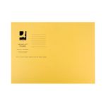 Q Connect Squarecut Fldr L/Wgt Fc Yellow