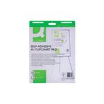 Qconnect S/Adhesive Flipchart Pads 30Sht