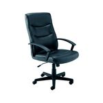 Ff Jemini Leather Executive Armchair Blk
