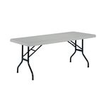 Ff Jemini 1520Mm Folding Rect Table Whit