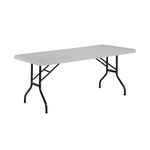 Ff Jemini 1520Mm Folding Rect Table Whit