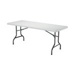 Ff Jemini 1830Mm Folding Rect Table Whit