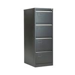 Black 4 Drawer Filing Cabinet
