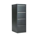 Black 4 Drawer Filing Cabinet