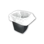 Q Connect Square Bin Bags White Pk1000