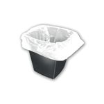 Q Connect Square Bin Bags White Pk1000