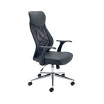 Ff Jemini Mesh High Back Chair Black