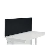 Fr First Desk Screen 400Hx1200W Charcoal