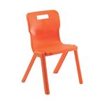 Titan Orange 1 Piece 430Mm Chairs Pk30