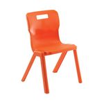 Titan Orange 1 Piece 430Mm Chairs Pk30