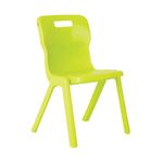 Titan Lime 1 Piece 460Mm Chairs Pk30