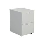 Ff Jemini 2 Drawer Filing Cabinet White