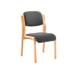 Ff Jemini Wood Frame Side Chair Char