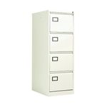 Ff Jemini Filing Cabinet 4Drw White