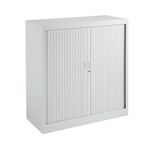 Talos Side Opening Tambour Unit Wht