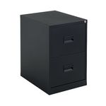 Fr Talos 2 Drawer Filing Cabinet Black