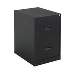 Fr Talos 2 Drawer Filing Cabinet Black