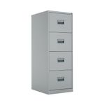 Fr Talos 4 Drawer Filing Cabinet Grey