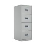 Fr Talos 4 Drawer Filing Cabinet Grey