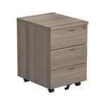 Ff Jemini Mobile H595 Ped 3 Drw Gry Oak