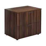 Ff Jemini Walnut 2 Drawer Side Filer