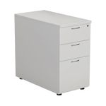 Ff Desk High 3D Pedestal White