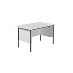 Serrion Rect 4 Leg Desk White