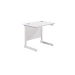 Ff Jemini 800 Rectangular Desk White