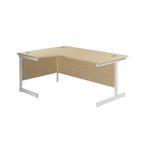 Jemini Rdl LH Cantilever Desk Maple